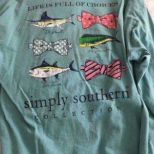 Simply southern long sleeve tee 💙 Large